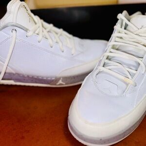 Vintage Jordan SS White and Gray Men's Sneakers Size 11.5